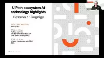 Free download UiPath Immersion Labs Series AI Ecosystem Technology Highlights video and edit with RedcoolMedia movie maker MovieStudio video editor online and AudioStudio audio editor onlin