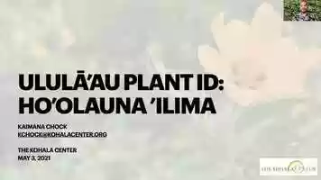 Free download Ululāau Plant ID Workshop: Hoolauna Ilima video and edit with RedcoolMedia movie maker MovieStudio video editor online and AudioStudio audio editor onlin