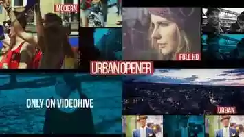 Free download Urban Opener Motion Design video and edit with RedcoolMedia movie maker MovieStudio video editor online and AudioStudio audio editor onlin