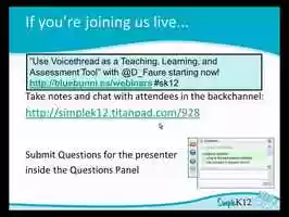 Free download Use Voicethread as a Teaching, Learning, and Assessment Tool video and edit with RedcoolMedia movie maker MovieStudio video editor online and AudioStudio audio editor onlin