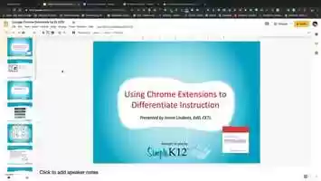 Free download Using Chrome Extensions to Differentiate Instruction video and edit with RedcoolMedia movie maker MovieStudio video editor online and AudioStudio audio editor onlin