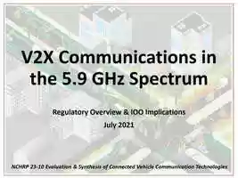 Free download V2X Communications in the 5.9 GHz Spectrum video and edit with RedcoolMedia movie maker MovieStudio video editor online and AudioStudio audio editor onlin