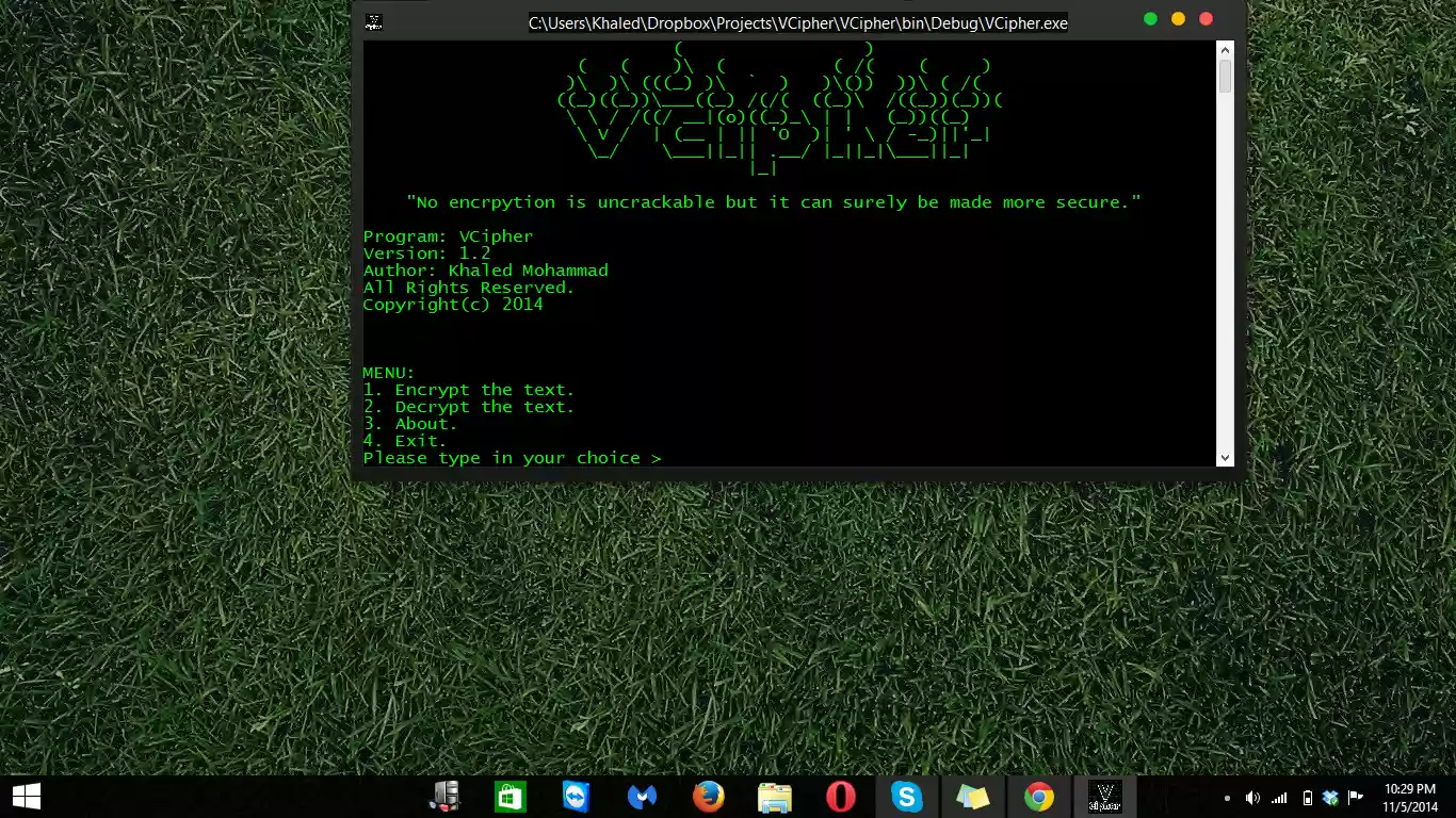 Download web tool or web app VCipher Download web tool or web app VCipher