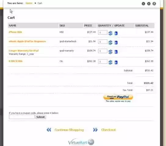 Download web tool or web app VirtueMart Download web tool or web app VirtueMart