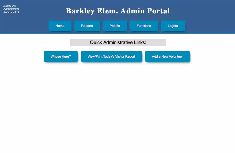 Download web tool or web app Viva Visitor  Volunteer ID tracking 