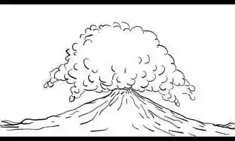 Free download Volcano Erupting Drawing 2D Animation video and edit with RedcoolMedia movie maker MovieStudio video editor online and AudioStudio audio editor onlin