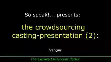 Free download Voodoo crowdsourcing casting 2 MAN in GREEN basis eindversie 2 FRANCE video and edit with RedcoolMedia movie maker MovieStudio video editor online and AudioStudio audio editor onlin