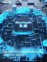Free download VOULAO Bluetooth 5.0 Earphone 8D Stereo Wireless Headphones video and edit with RedcoolMedia movie maker MovieStudio video editor online and AudioStudio audio editor onlin