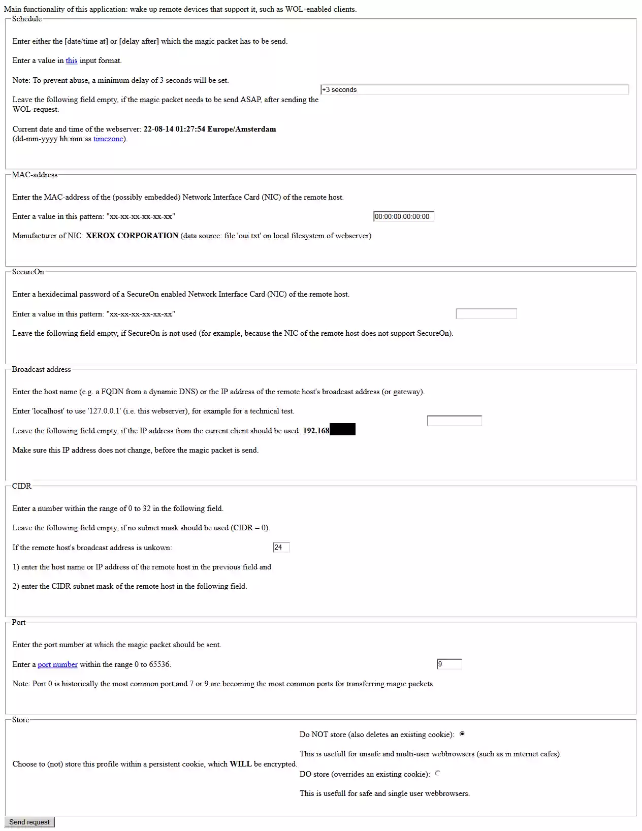 Download web tool or web app Wake On Lan via PHP Download web tool or web app Wake On Lan via PHP