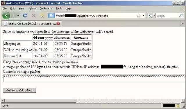 Download web tool or web app Wake On Lan via PHP Download web tool or web app Wake On Lan via PHP