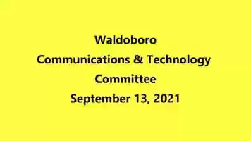 Free download Waldoboro Communications Technology Committee - September 13, 2021 video and edit with RedcoolMedia movie maker MovieStudio video editor online and AudioStudio audio editor onlin
