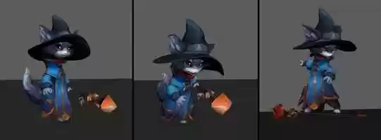 Free download Walk/Run/Broom Riding Wizard cat cycle video and edit with RedcoolMedia movie maker MovieStudio video editor online and AudioStudio audio editor onlin