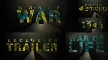 Free download War Trailer Teaser | After Effects Project Files - Videohive template video and edit with RedcoolMedia movie maker MovieStudio video editor online and AudioStudio audio editor onlin