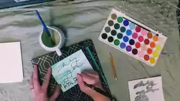 Free download Watercolor and Lettering Transfer Technique video and edit with RedcoolMedia movie maker MovieStudio video editor online and AudioStudio audio editor onlin