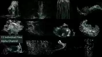 Free download Water Splash Pack 4 Motion Design video and edit with RedcoolMedia movie maker MovieStudio video editor online and AudioStudio audio editor onlin