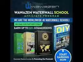 Free download Wawazen Waterwall School Affiliate Program video and edit with RedcoolMedia movie maker MovieStudio video editor online and AudioStudio audio editor onlin