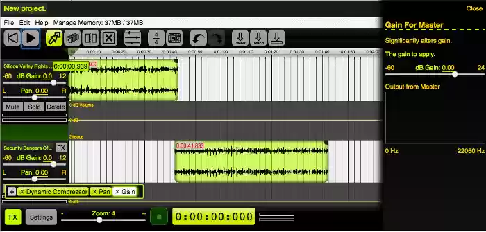 AudioStudio audio editor online