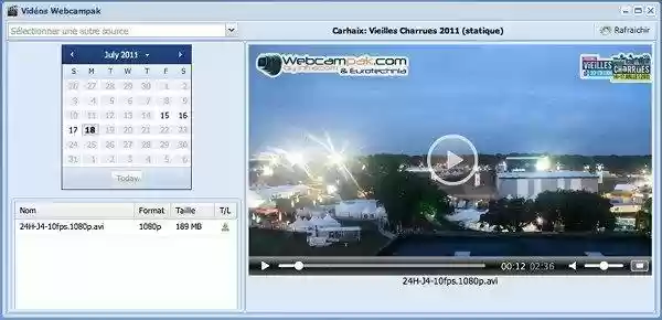 Download web tool or web app Webcampak - Capture the world in HD