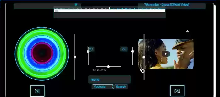 Misturador de música DJ Music online