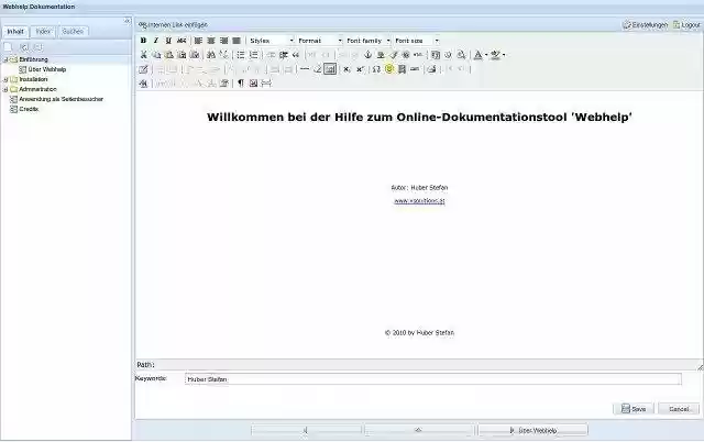 Download web tool or web app Webhelp