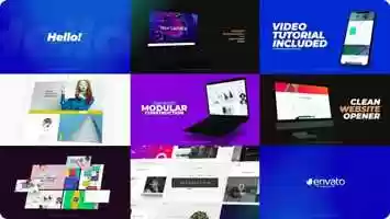 Free download Website Intro Motion Design video and edit with RedcoolMedia movie maker MovieStudio video editor online and AudioStudio audio editor onlin