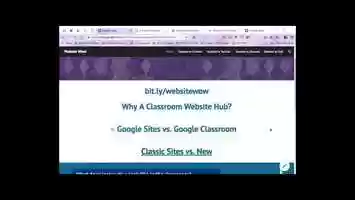 Free download Website Wow! Creating an Interactive Classroom Hub with Google Sites video and edit with RedcoolMedia movie maker MovieStudio video editor online and AudioStudio audio editor onlin