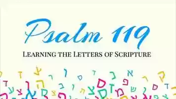 Free download Wednesday Night Live | Psalm 119: Learning the Letters of Scripture | Week 23 video and edit with RedcoolMedia movie maker MovieStudio video editor online and AudioStudio audio editor onlin