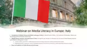 Free download Wednesday Webinar 7: Italy video and edit with RedcoolMedia movie maker MovieStudio video editor online and AudioStudio audio editor onlin