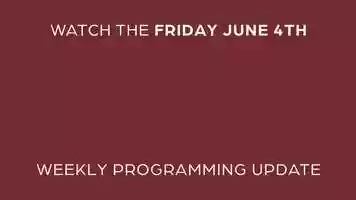 Free download Weekly Programming Update - June 4 video and edit with RedcoolMedia movie maker MovieStudio video editor online and AudioStudio audio editor onlin