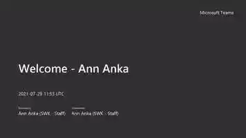 Free download Welcome - Ann Anka, Learning and Teaching Director SWK  SOL video and edit with RedcoolMedia movie maker MovieStudio video editor online and AudioStudio audio editor onlin