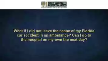 Free download What if I did not leave the scene of my Florida car accident in an ambulance? Can I go to the hospital on my... video and edit with RedcoolMedia movie maker MovieStudio video editor online and AudioStudio audio editor onlin