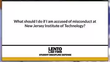 Free download What should I do if I am accused of misconduct at New Jersey Institute of Technology? video and edit with RedcoolMedia movie maker MovieStudio video editor online and AudioStudio audio editor onlin