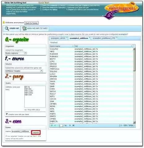 Download web tool or web app WhichGenes Download web tool or web app WhichGenes