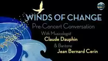 Free download Winds of Change: 
Pre-Concert Conversation video and edit with RedcoolMedia movie maker MovieStudio video editor online and AudioStudio audio editor onlin