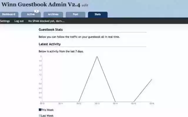 Download web tool or web app Winn Guestbook