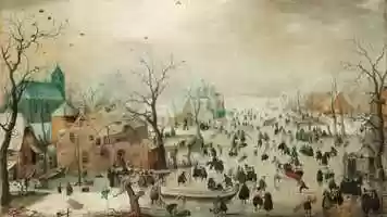 Free download Winter Landscape With Ice Skaters (AVERCAMP)-Animated GIF video and edit with RedcoolMedia movie maker MovieStudio video editor online and AudioStudio audio editor onlin