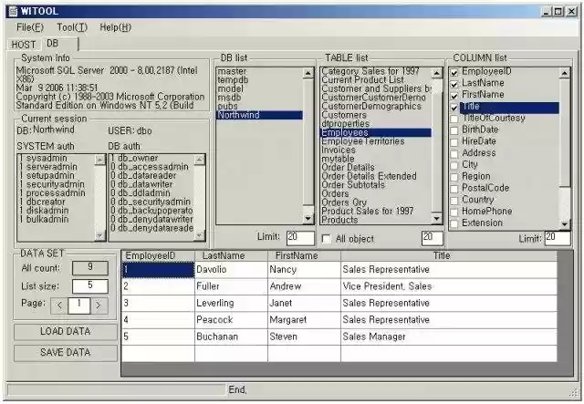 Witool WITOOL : web sql injection tool