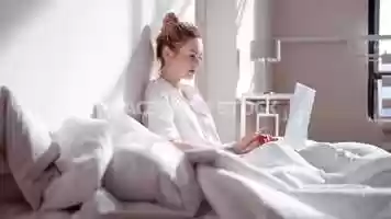 Free download Woman have a rest in modern hotel apartment with laptop. Sun rays video and edit with RedcoolMedia movie maker MovieStudio video editor online and AudioStudio audio editor onlin