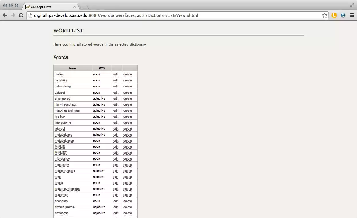 Download web tool or web app Wordpower