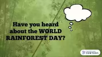 Free download World Rainforest Day 3 video and edit with RedcoolMedia movie maker MovieStudio video editor online and AudioStudio audio editor onlin