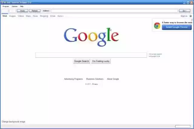 Download web tool or web app XE Dist. Internet Browser