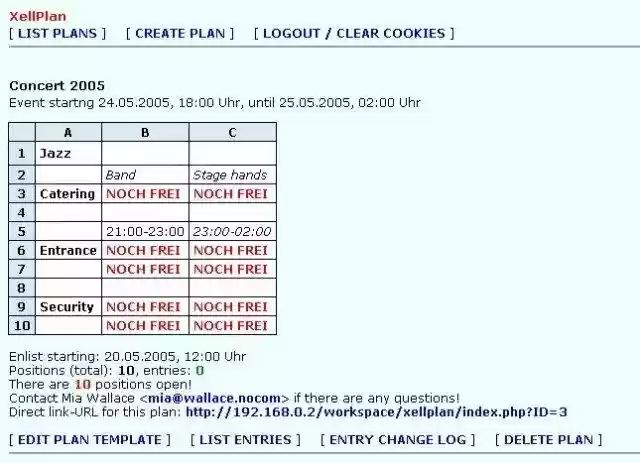 Download web tool or web app XellPlan