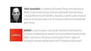 Free download Yanis Varoufakis on Germanys Role in the European Union  Multi-Speed Europe video and edit with RedcoolMedia movie maker MovieStudio video editor online and AudioStudio audio editor onlin