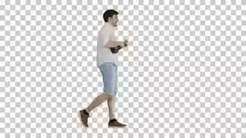 Free download Young Man Playing a Ukulele, Singing and Walking, Alpha Channel | Stock Footage - Videohive video and edit with RedcoolMedia movie maker MovieStudio video editor online and AudioStudio audio editor onlin