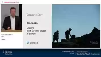 Free download Zalaris  Pareto Securities Nordic TechSaaS Conference 2021 video and edit with RedcoolMedia movie maker MovieStudio video editor online and AudioStudio audio editor onlin
